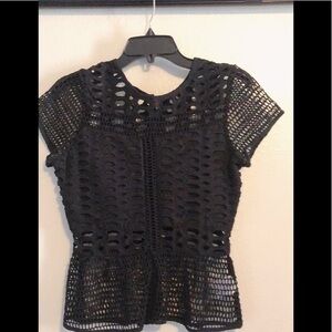 NFC Crochet Top Black XS